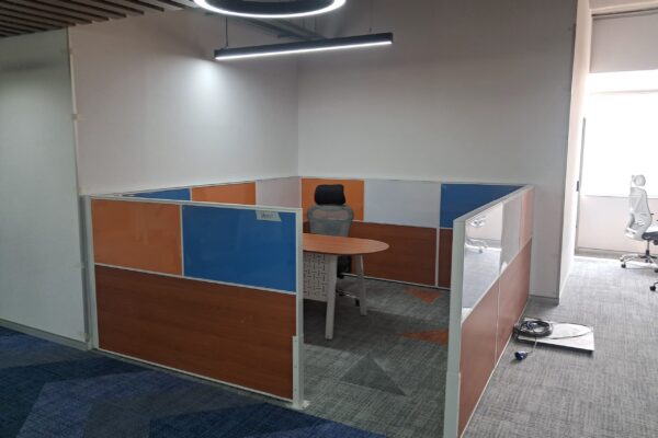 tata motors office cubical setup by vlite furnitech