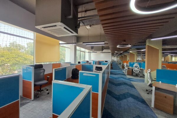 tata motors workstation partition setup by vlite furnitech