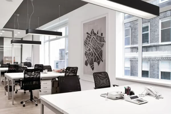 energy-efficient linear lighting for offices