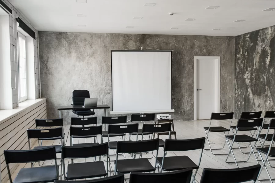 Classroom style conference room 2