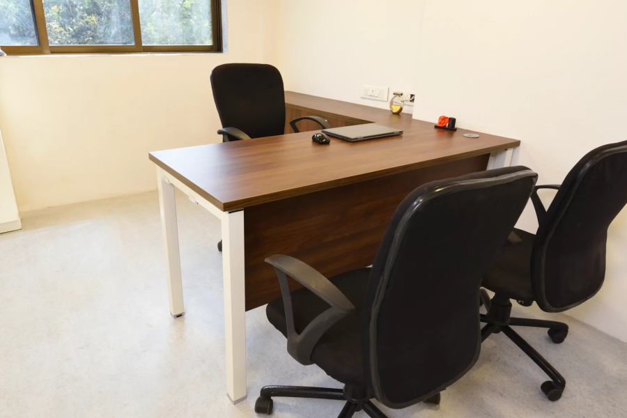 L shaped office desk