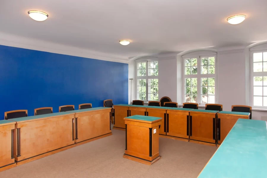 square shaped meeting table