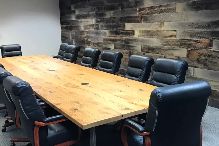 Conference room wall design