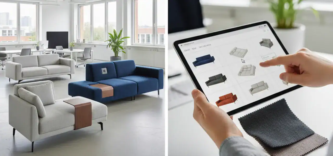 modern office sofa styles for workspace design