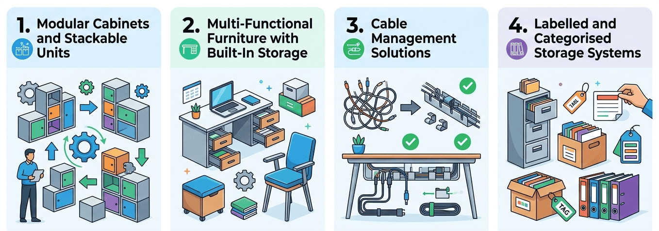 Smart Office Storage Ideas to Keep Your Workspace Organised 8 What Other Smart Office Storage Ideas Work Well 1